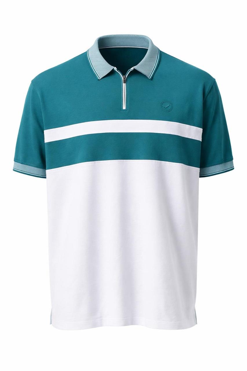 POLO PLUS BLOQUES HOMBRE
