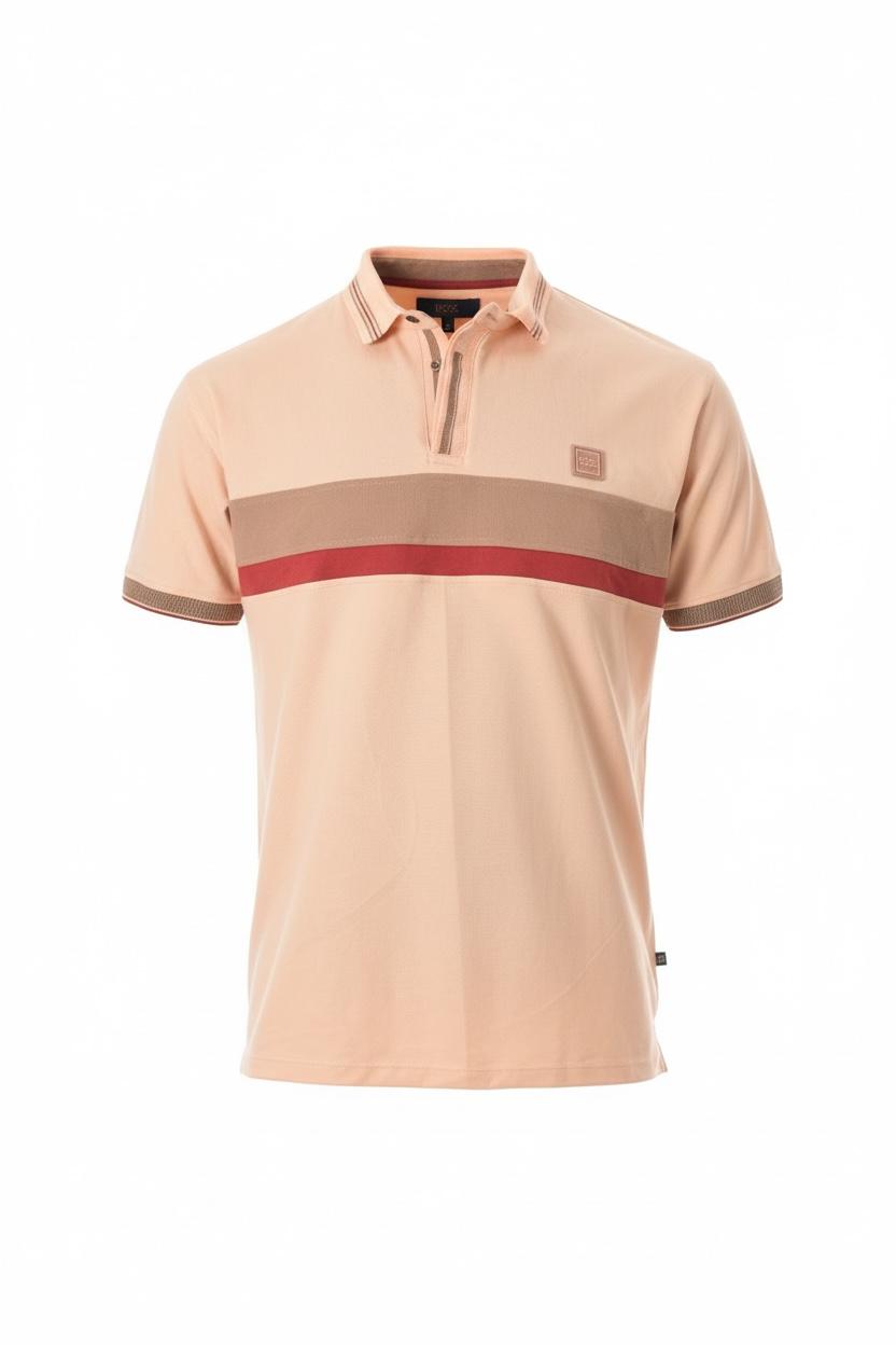 POLO PLUS BLOQUES HOMBRE