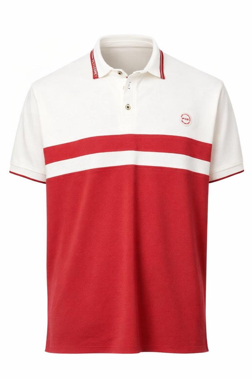 POLO PLUS BLOQUES HOMBRE