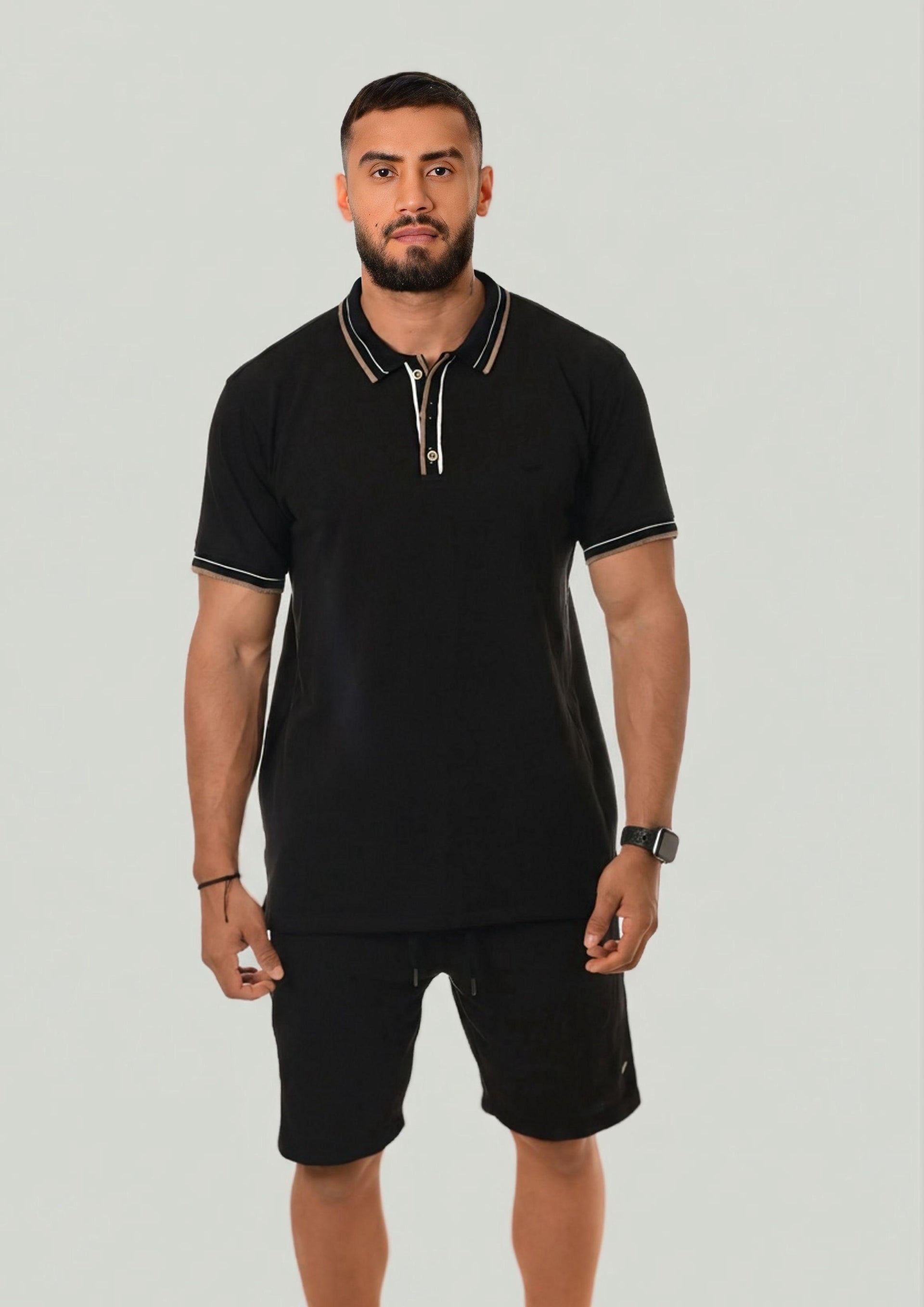 CONJUNTO POLO HOMBRE TEXTURA