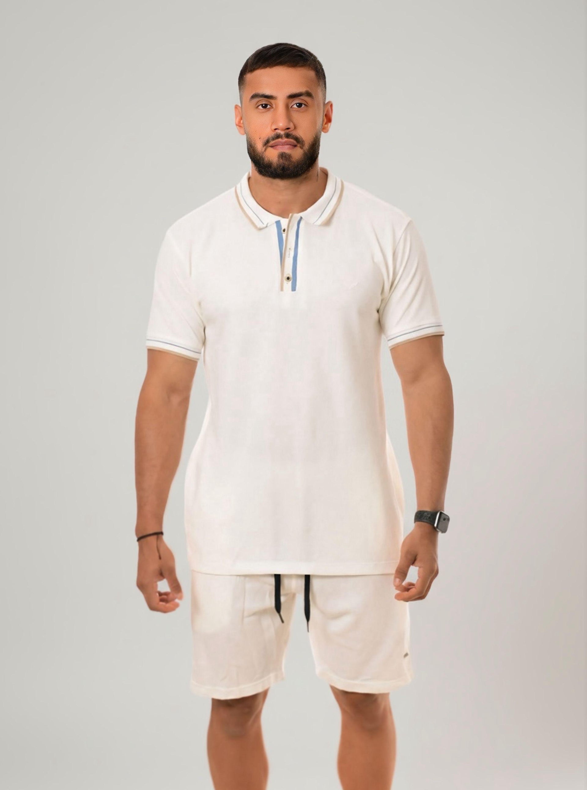 CONJUNTO POLO HOMBRE TEXTURA