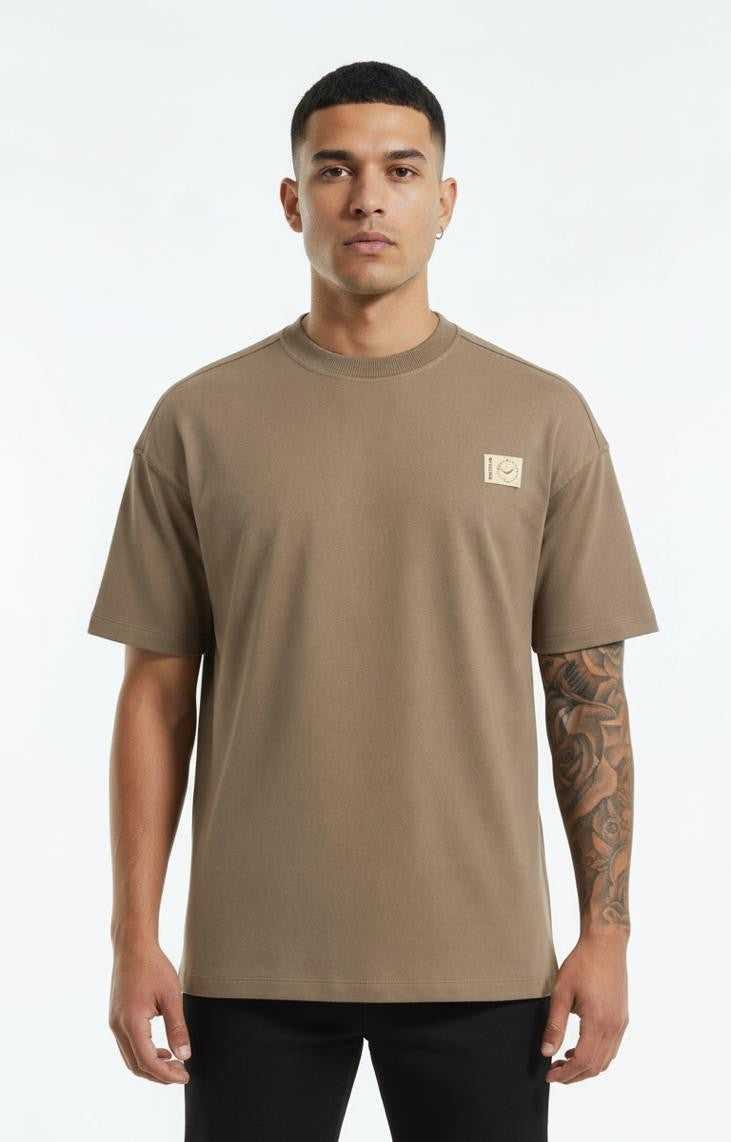 CAMISETA TEXTURIZADA OVERSIZE HOMBRE