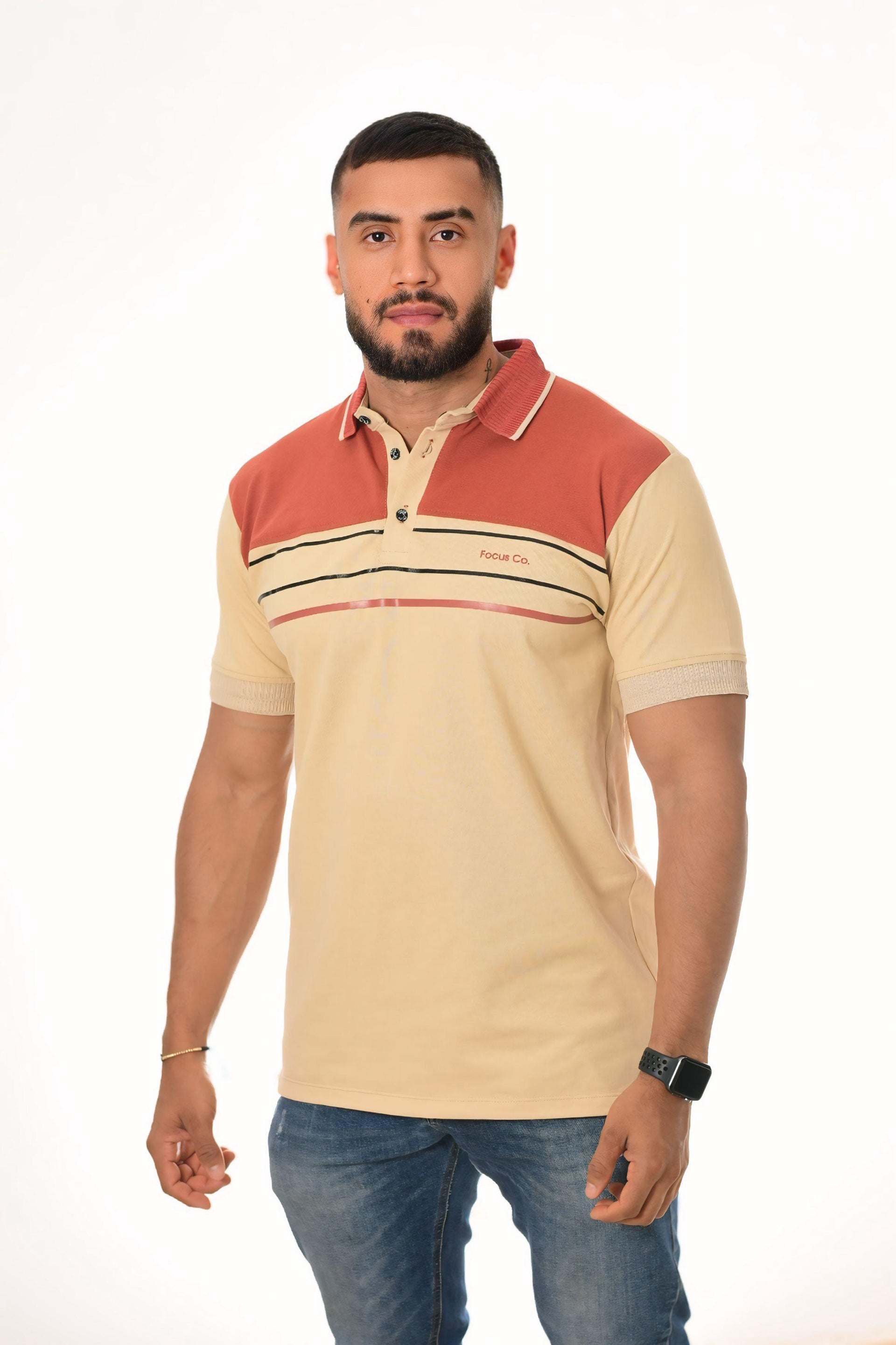 Polos Focus Bloques Ladrillo - Trigo