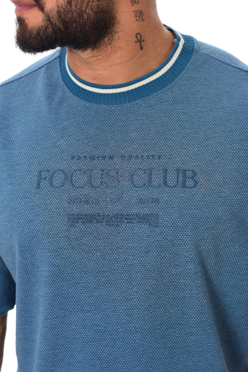 Oversize Focus Club Hombre Textura