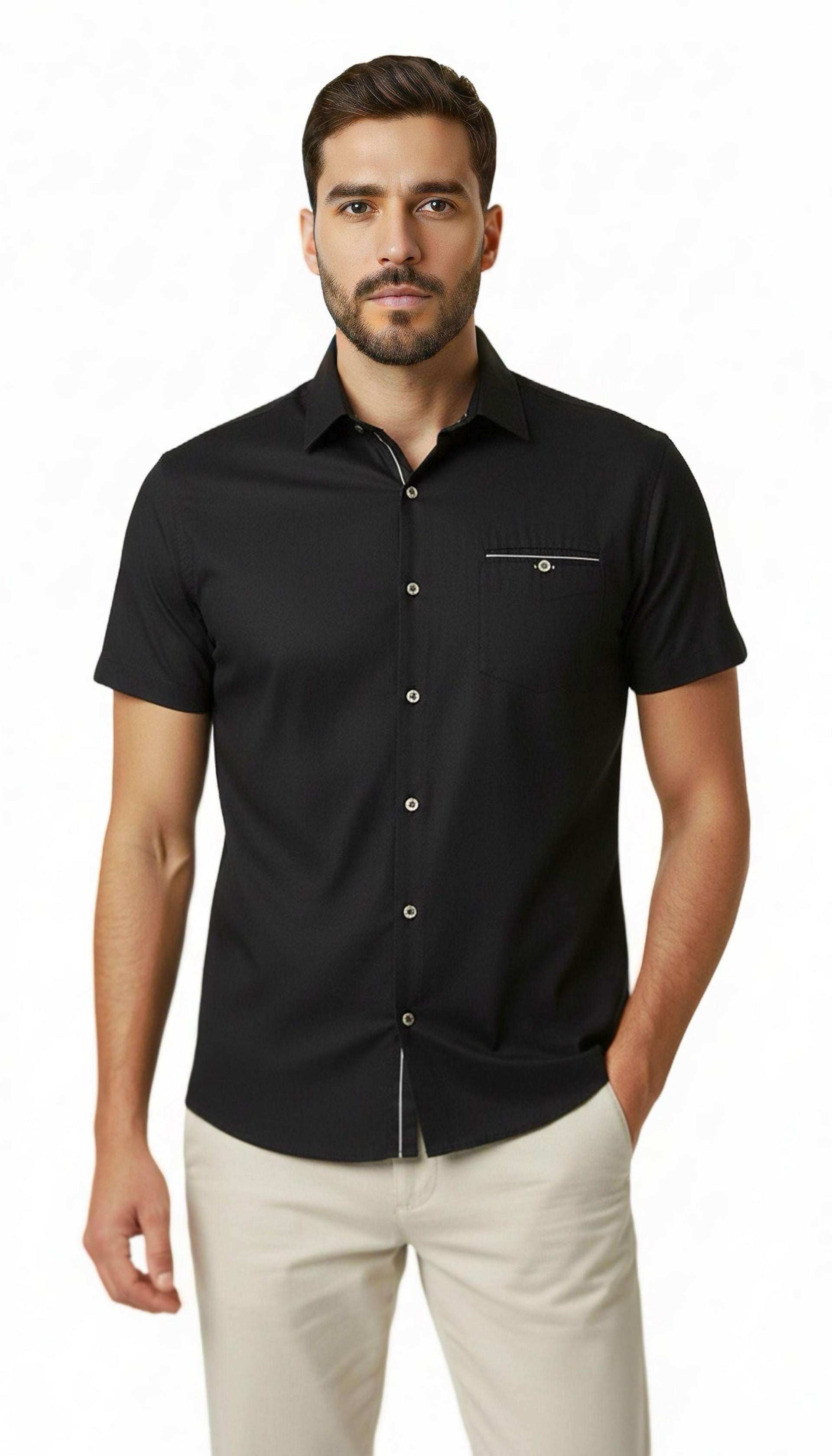 CAMISAS MANGA CORTA HOMBRE
