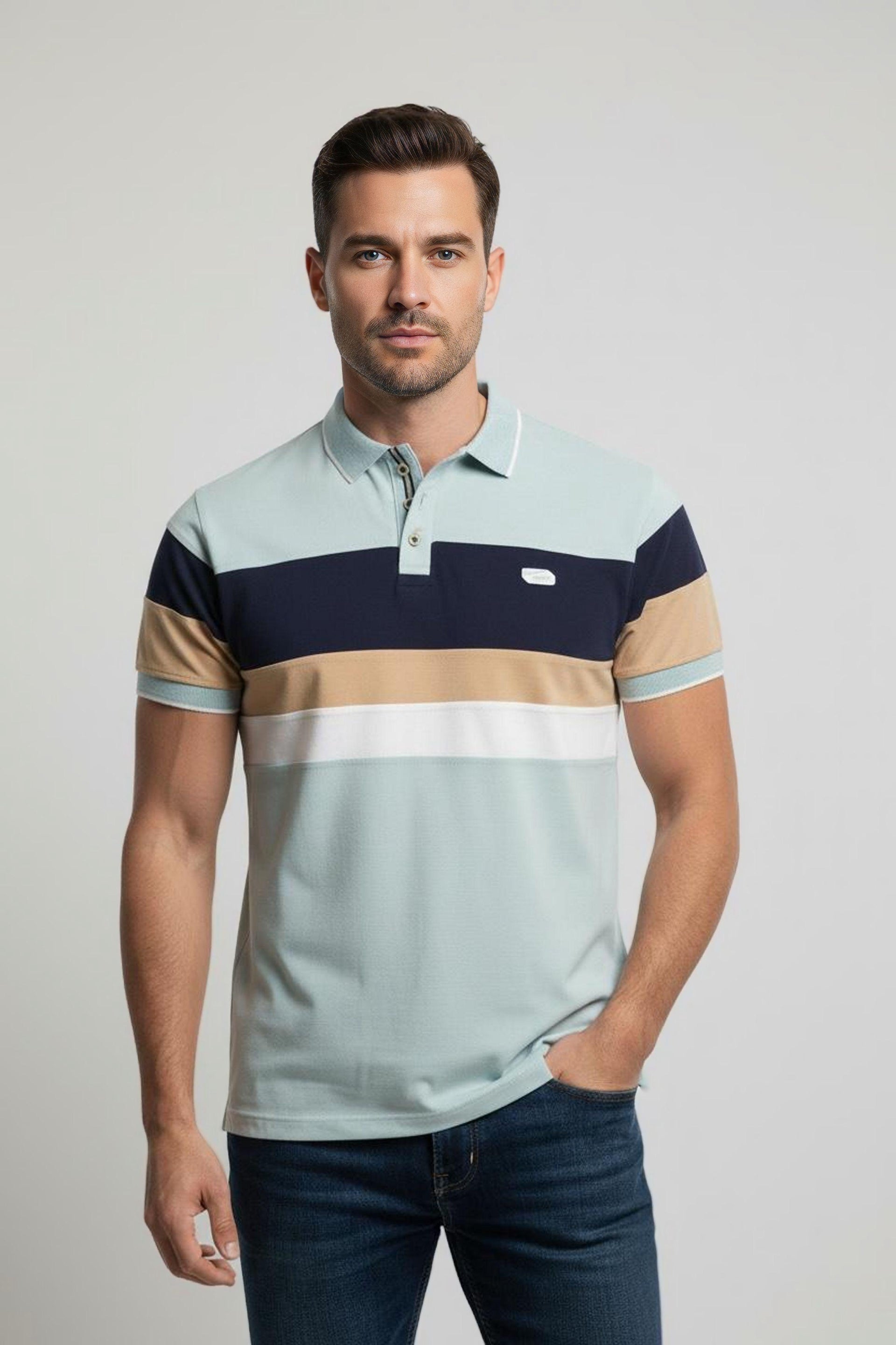 POLO BLOQUES HOMBRE