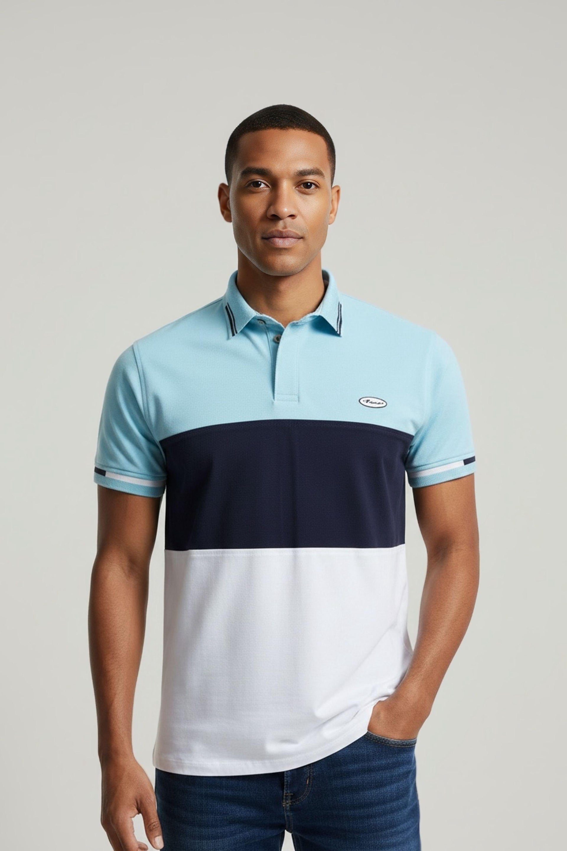 POLO BLOQUES HOMBRE